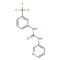 3-(pyridin-3-yl)-1-[3-(trifluoromethyl)phenyl]thiourea
