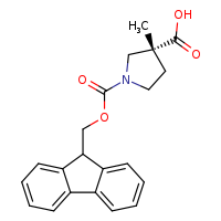 (3R)-1-[(9H-fluoren-9-ylmethoxy)carbonyl]-3-methylpyrrolidine-3-carboxylic acid