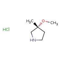 (3R)-3-methoxy-3-methylpyrrolidine hydrochloride