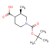 (3R,4S)-1-(tert-butoxycarbonyl)-3-methylpiperidine-4-carboxylic acid
