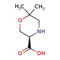 (3R)-6,6-dimethylmorpholine-3-carboxylic acid