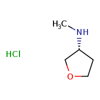 (3R)-N-methyloxolan-3-amine hydrochloride