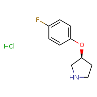(3S)-3-(4-fluorophenoxy)pyrrolidine hydrochloride
