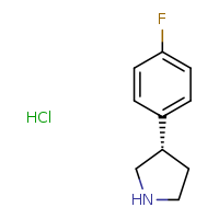 (3S)-3-(4-fluorophenyl)pyrrolidine hydrochloride