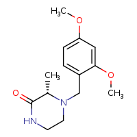 (3S)-4-[(2,4-dimethoxyphenyl)methyl]-3-methylpiperazin-2-one