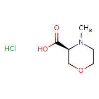 (3S)-4-methylmorpholine-3-carboxylic acid hydrochloride