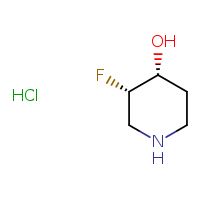 (3S,4R)-3-fluoropiperidin-4-ol hydrochloride