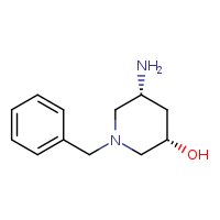 (3S,5R)-5-amino-1-benzylpiperidin-3-ol