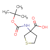 3-[(tert-butoxycarbonyl)amino]thiolane-3-carboxylic acid