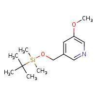 3-{[(tert-butyldimethylsilyl)oxy]methyl}-5-methoxypyridine