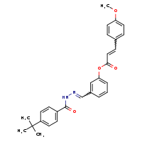 3-[(Z)-{[(4-tert-butylphenyl)formamido]imino}methyl]phenyl (2E)-3-(4-methoxyphenyl)prop-2-enoate
