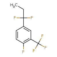 4-(1,1-difluoropropyl)-1-fluoro-2-(trifluoromethyl)benzene