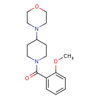 4-[1-(2-methoxybenzoyl)piperidin-4-yl]morpholine
