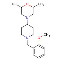 4-{1-[(2-methoxyphenyl)methyl]piperidin-4-yl}-2,6-dimethylmorpholine
