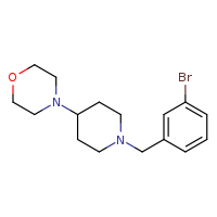 4-{1-[(3-bromophenyl)methyl]piperidin-4-yl}morpholine