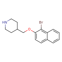 4-{[(1-bromonaphthalen-2-yl)oxy]methyl}piperidine
