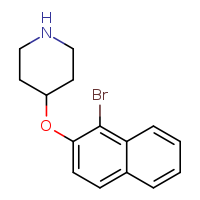 4-[(1-bromonaphthalen-2-yl)oxy]piperidine