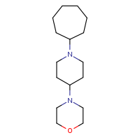4-(1-cycloheptylpiperidin-4-yl)morpholine