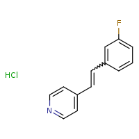 4-[(1E)-2-(3-fluorophenyl)ethenyl]pyridine hydrochloride