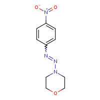 4-[(1E)-2-(4-nitrophenyl)diazen-1-yl]morpholine