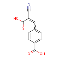 4-[(1E)-2-carboxy-2-cyanoeth-1-en-1-yl]benzoic acid