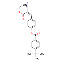 4-[(1E)-2-cyano-3-ethoxy-3-oxoprop-1-en-1-yl]phenyl 4-tert-butylbenzoate
