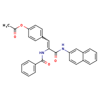 4-[(1E)-2-[(naphthalen-2-yl)carbamoyl]-2-(phenylformamido)eth-1-en-1-yl]phenyl acetate