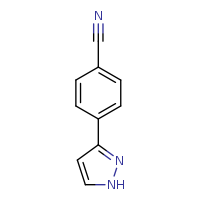 4-(1H-pyrazol-3-yl)benzonitrile