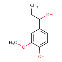 4-(1-hydroxypropyl)-2-methoxyphenol