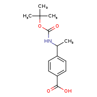 4-{1-[(tert-butoxycarbonyl)amino]ethyl}benzoic acid