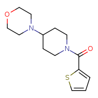 4-[1-(thiophene-2-carbonyl)piperidin-4-yl]morpholine