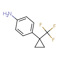 4-[1-(trifluoromethyl)cyclopropyl]aniline