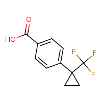 4-[1-(trifluoromethyl)cyclopropyl]benzoic acid