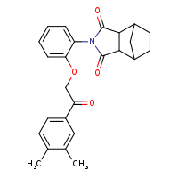 4-{2-[2-(3,4-dimethylphenyl)-2-oxoethoxy]phenyl}-4-azatricyclo[5.2.1.0²,?]decane-3,5-dione