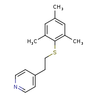 4-{2-[(2,4,6-trimethylphenyl)sulfanyl]ethyl}pyridine
