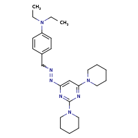4-({2-[2,6-bis(piperidin-1-yl)pyrimidin-4-yl]diazen-1-yl}methyl)-N,N-diethylaniline