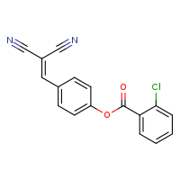 4-(2,2-dicyanoeth-1-en-1-yl)phenyl 2-chlorobenzoate