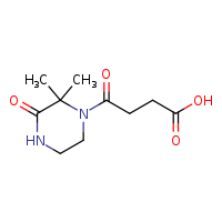 4-(2,2-dimethyl-3-oxopiperazin-1-yl)-4-oxobutanoic acid