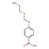 4-{2-[(2-hydroxyethyl)sulfanyl]diazen-1-yl}benzoic acid