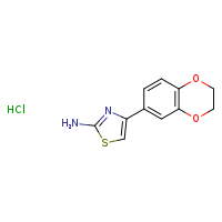 4-(2,3-dihydro-1,4-benzodioxin-6-yl)-1,3-thiazol-2-amine hydrochloride