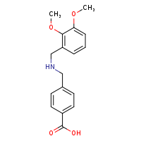 4-({[(2,3-dimethoxyphenyl)methyl]amino}methyl)benzoic acid