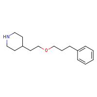 4-[2-(3-phenylpropoxy)ethyl]piperidine