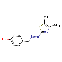 4-{[2-(4,5-dimethyl-1,3-thiazol-2-yl)diazen-1-yl]methyl}phenol