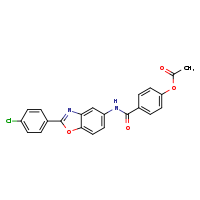 4-{[2-(4-chlorophenyl)-1,3-benzoxazol-5-yl]carbamoyl}phenyl acetate