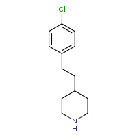 4-[2-(4-chlorophenyl)ethyl]piperidine