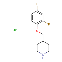 4-(2,4-difluorophenoxymethyl)piperidine hydrochloride