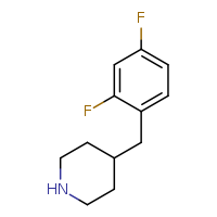 4-[(2,4-difluorophenyl)methyl]piperidine