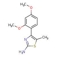 4-(2,4-dimethoxyphenyl)-5-methyl-1,3-thiazol-2-amine