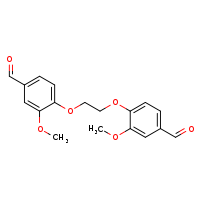 4-[2-(4-formyl-2-methoxyphenoxy)ethoxy]-3-methoxybenzaldehyde