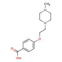 4-[2-(4-methylpiperazin-1-yl)ethoxy]benzoic acid